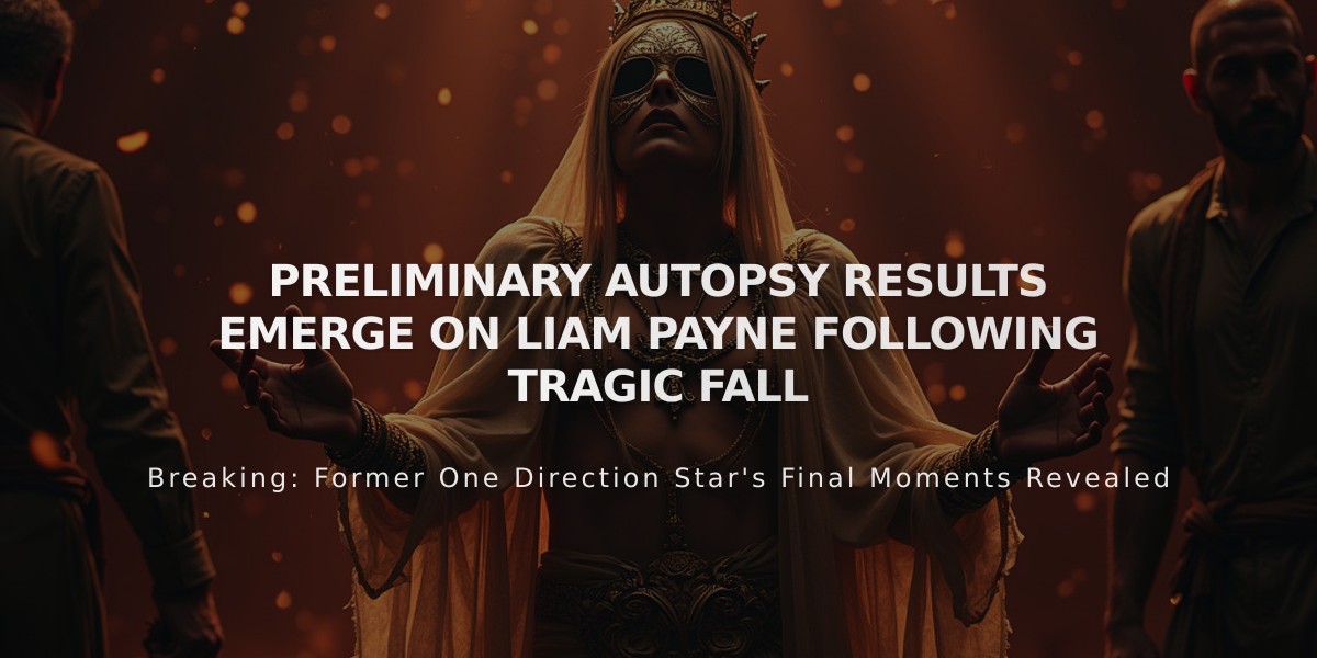 Autopsy Reveals Liam Payne's Cause of Death: Multiple Trauma After Hotel Fall