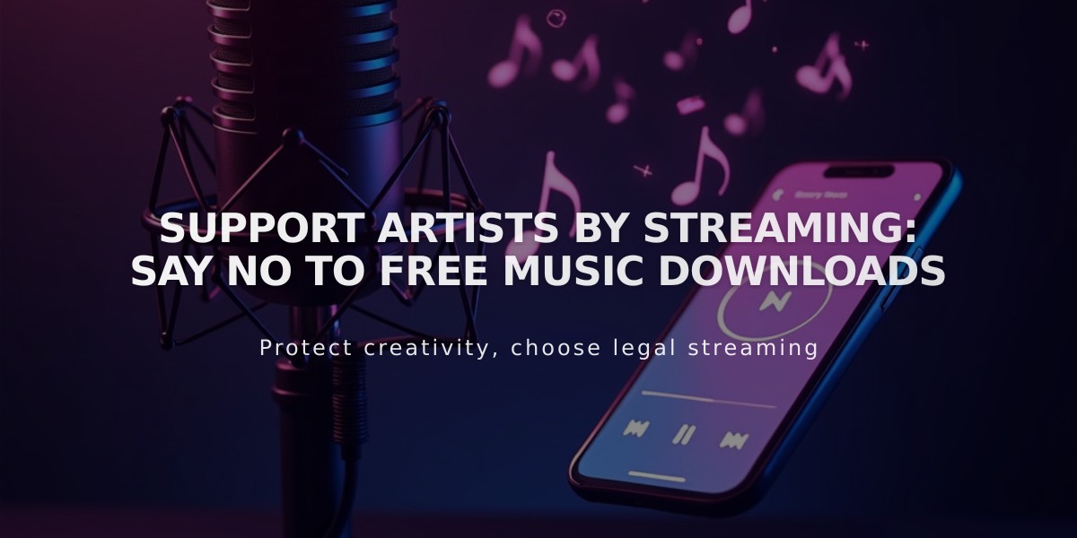 Support Musicians: Choose Streaming Over Free Downloads