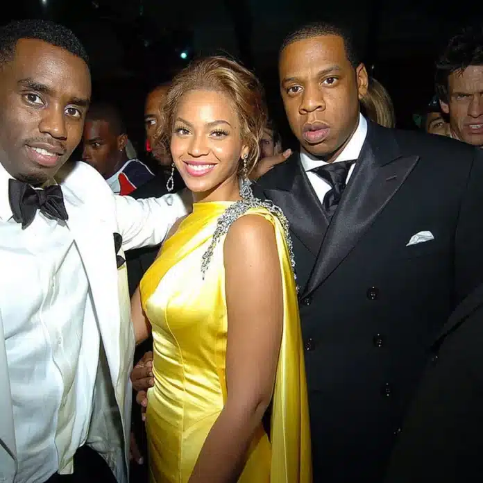 Diddy and Beyonce at event