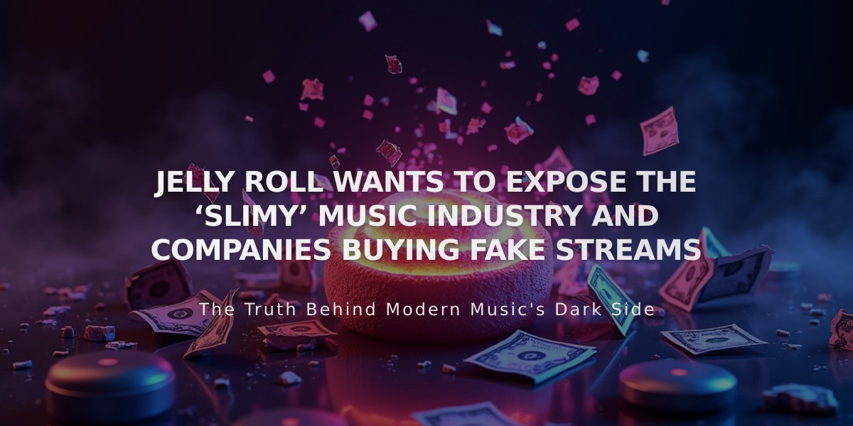 Jelly Roll Vows to Expose Music Industry's Secret Stream-Buying Scheme