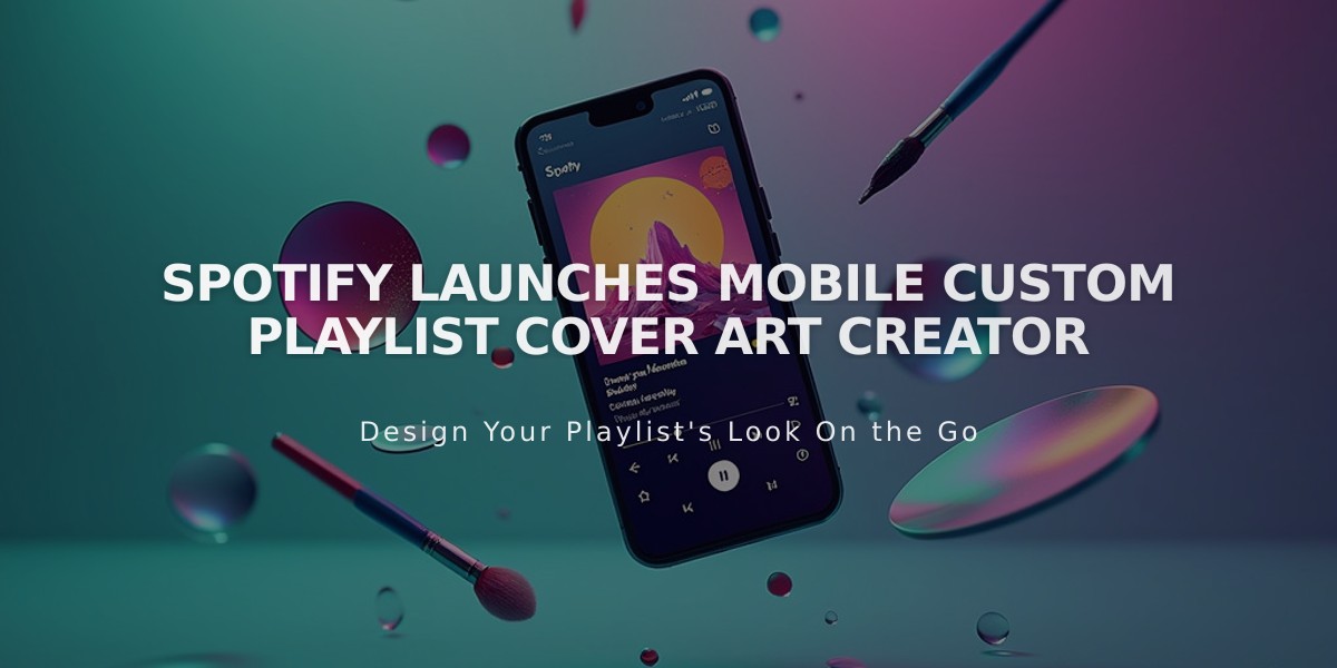 Spotify Rolls Out Mobile Creator for Custom Playlist Covers