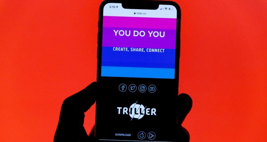 Triller Journey shown on smartphone screen