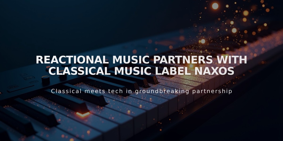 Naxos Classical Music Label Teams Up with Reactional Music for Dynamic Gaming Soundtracks