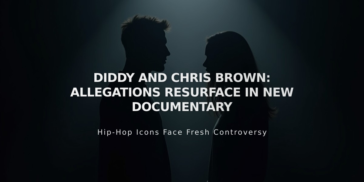 Chris Brown's History of Violence Exposed in New ID Documentary: Diddy Party Allegations Surface