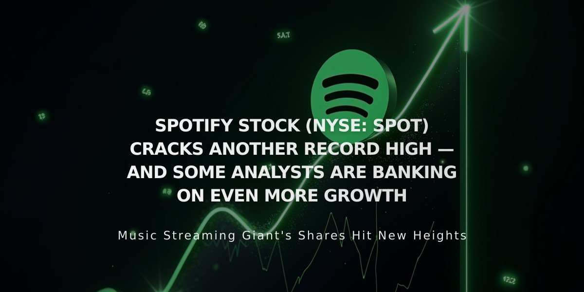 Spotify Stock Hits Historic High of $371 as Wall Street Predicts Further Gains