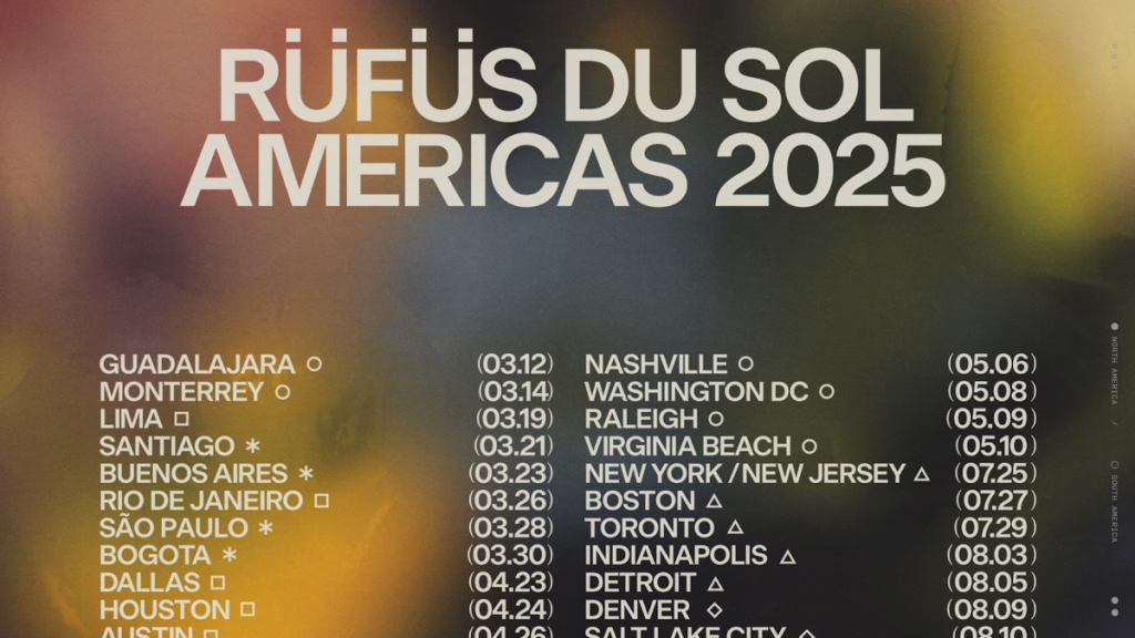 Rufus Du Sol Inhale Exhale Tour