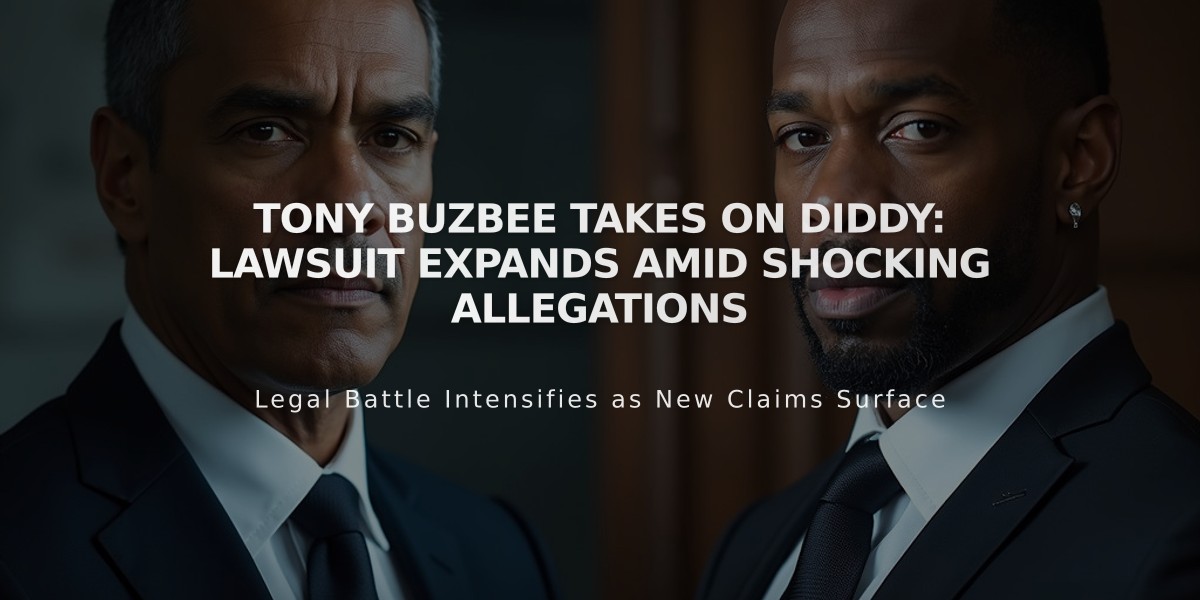 Tony Buzbee to File 120 Lawsuits Against Diddy in Explosive Legal Battle