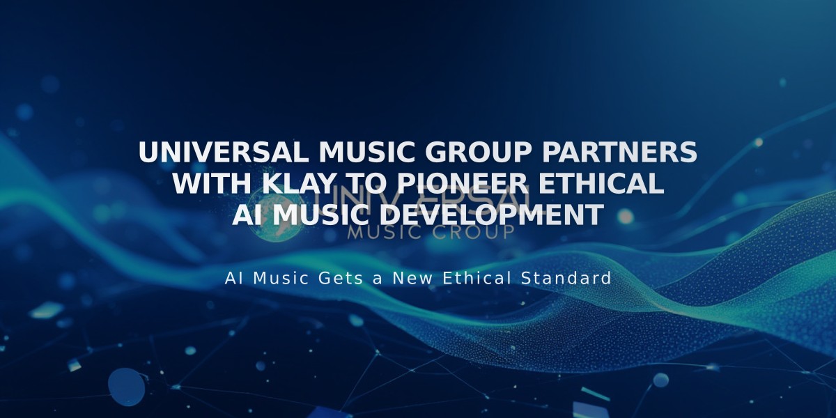 Universal Music Group Partners with KLAY to Pioneer Ethical AI Music Development