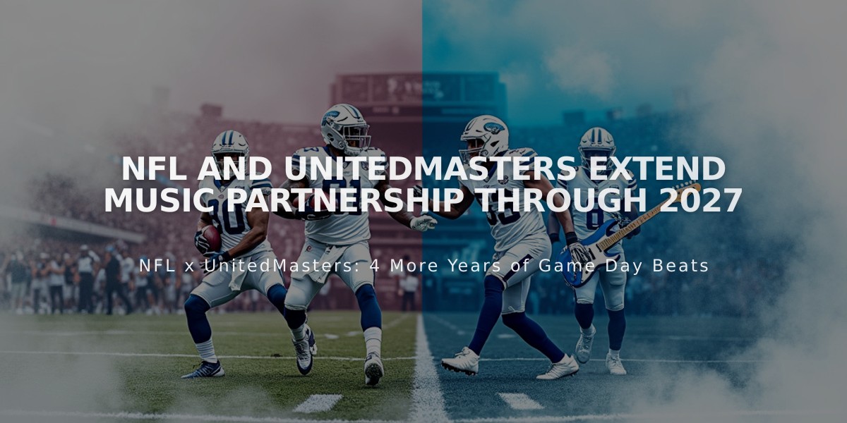 NFL and UnitedMasters Extend Music Partnership Through 2027