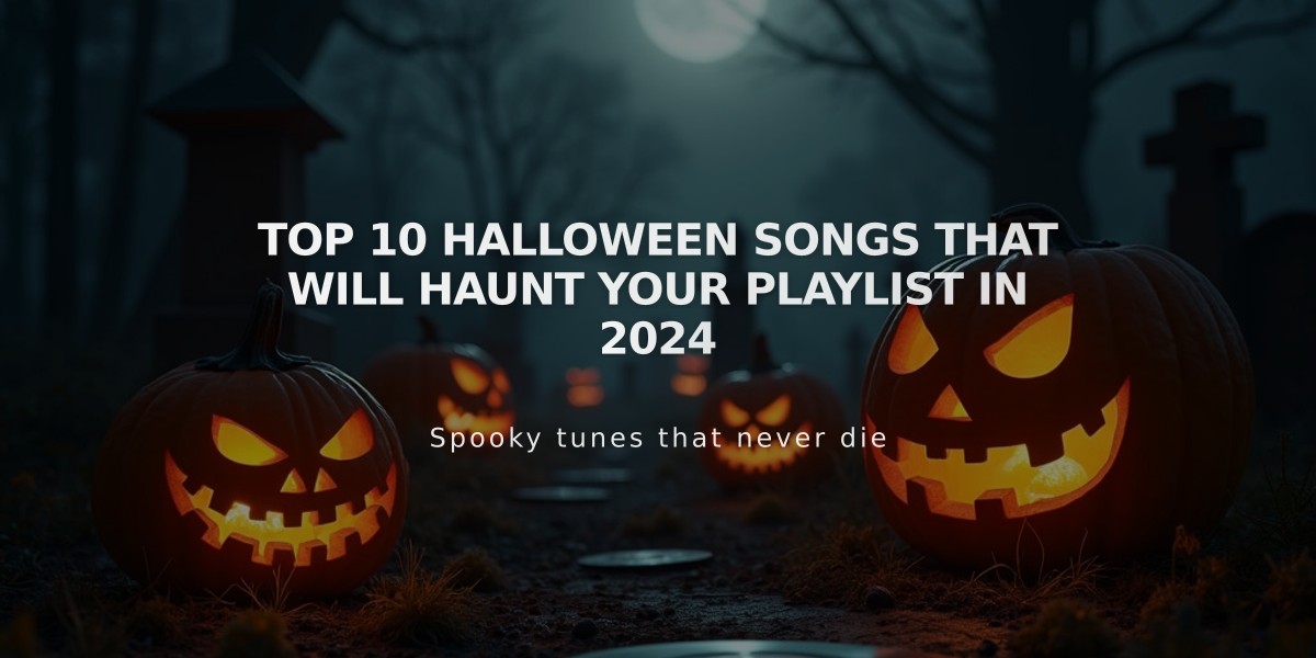 Top 10 Halloween Songs That Will Haunt Your Playlist in 2024