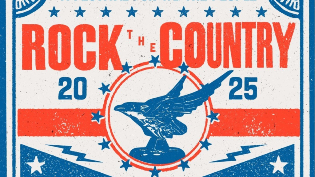 Rock the Country festival tour flyer