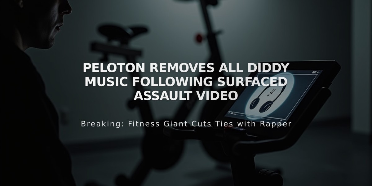 Peloton Removes All Diddy Music Following Surfaced Assault Video