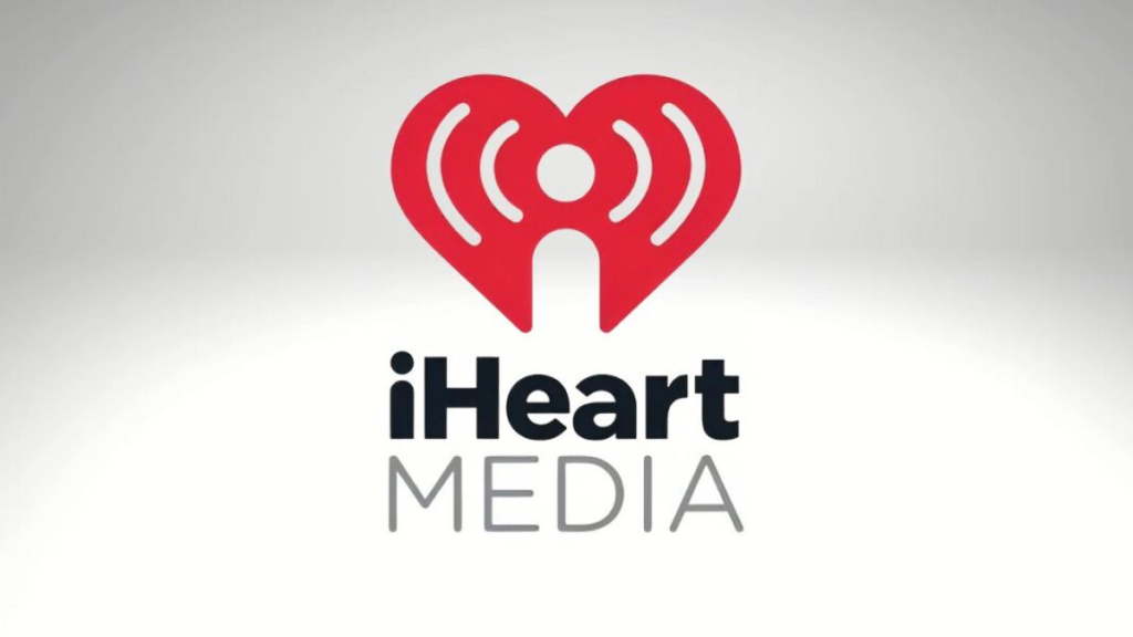 iHeartMedia logo in black and red