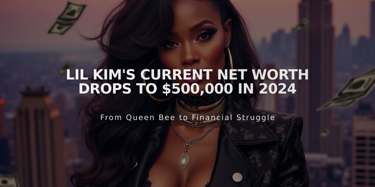 Lil Kim's Current Net Worth Drops to $500,000 in 2024