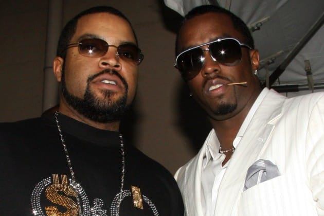 Ice Cube and Diddy posing