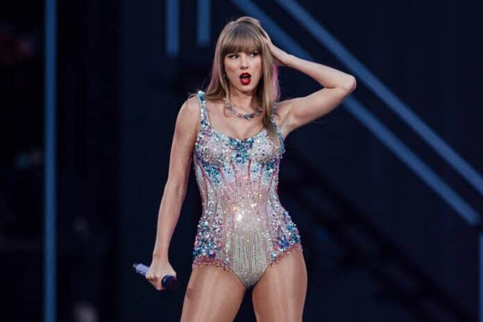 Taylor Swift performing in Toronto