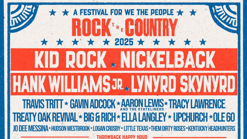 Rock the Country 2025 festival poster