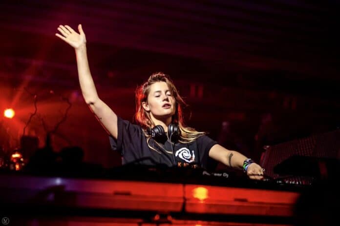 Charlotte de Witte DJing at concert