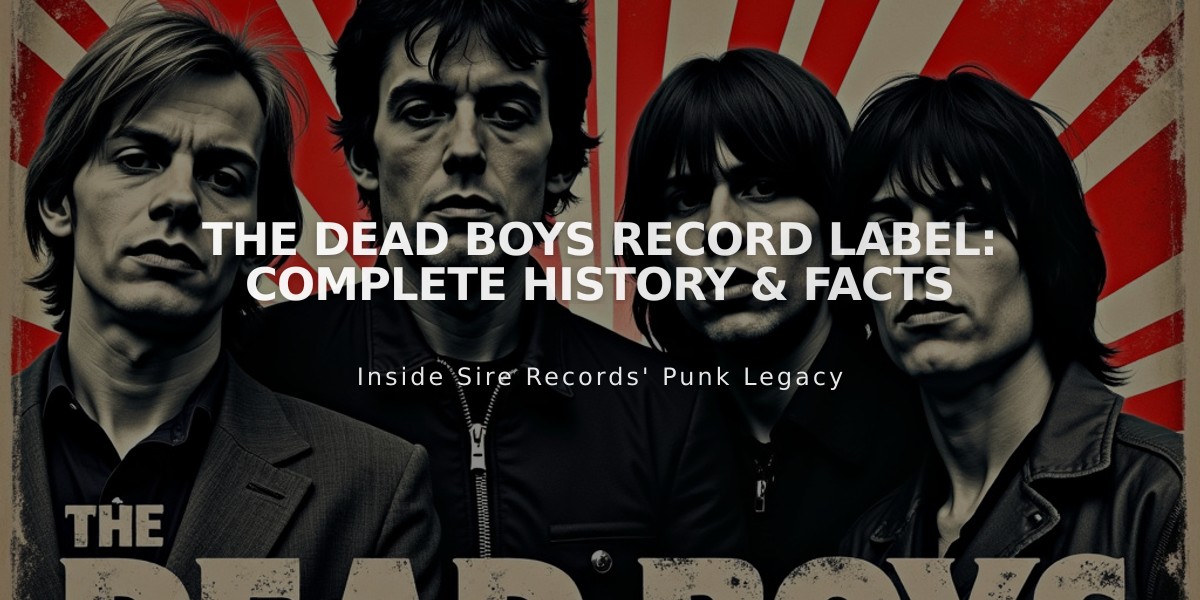 The Dead Boys Record Label: Complete History & Facts