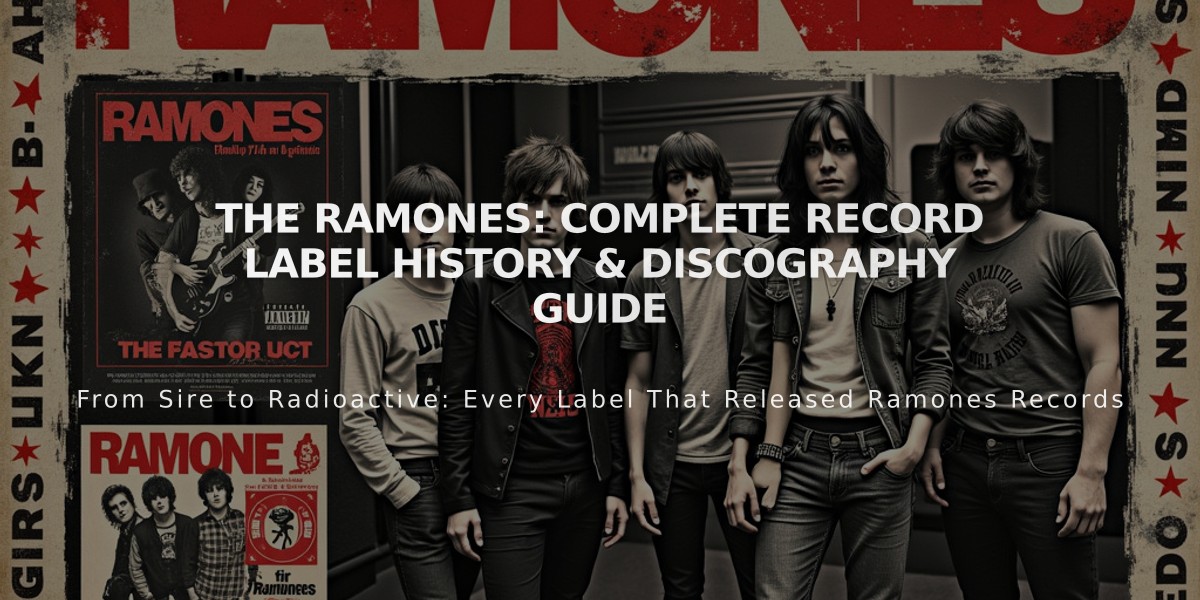 The Ramones: Complete Record Label History & Discography Guide