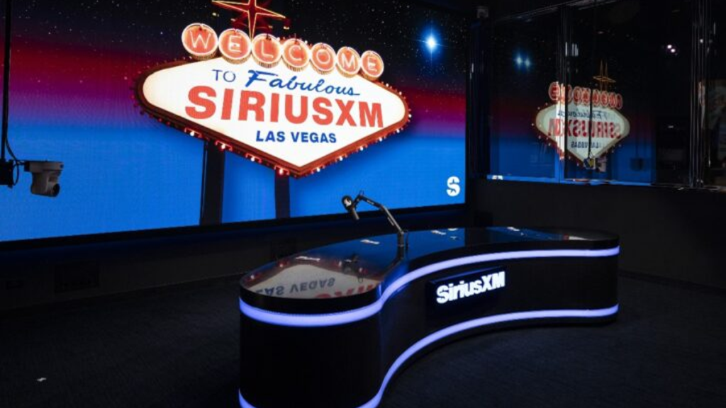 SiriusXM Studio with radio equipment