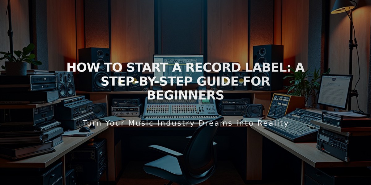 How to Start a Record Label: A Step-by-Step Guide for Beginners