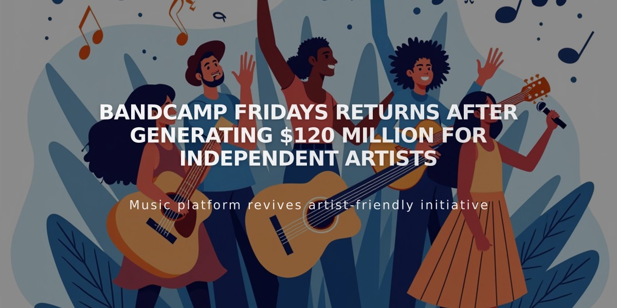 Bandcamp Fridays Returns After Generating $120 Million for Independent Artists