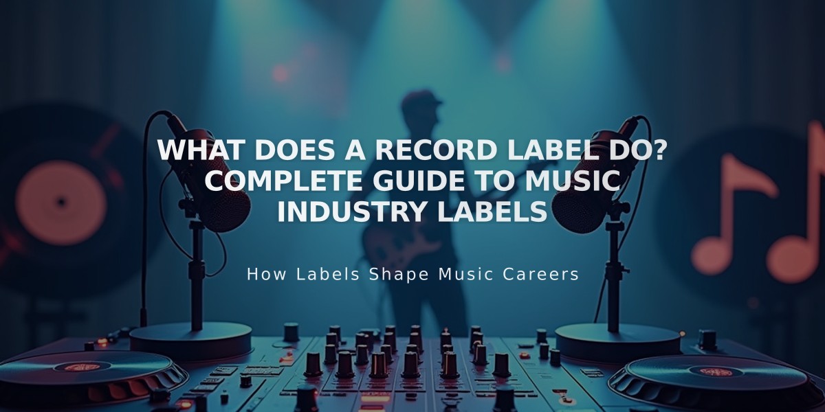 What Does a Record Label Do? Complete Guide to Music Industry Labels