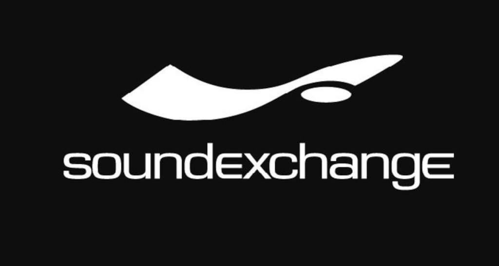 SoundExchange logo on black background