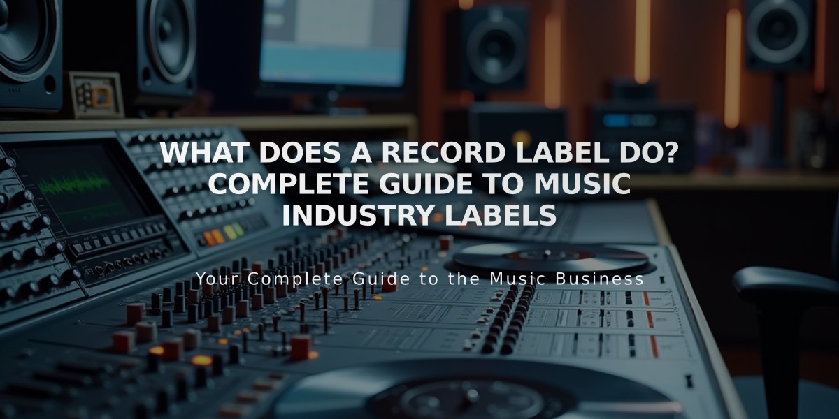 What Does a Record Label Do? Complete Guide to Music Industry Labels