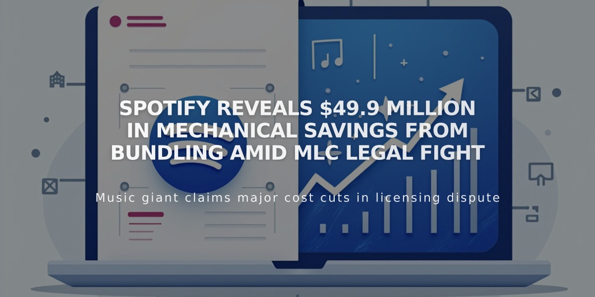 Spotify Reveals $49.9 Million in Mechanical Savings From Bundling Amid MLC Legal Fight