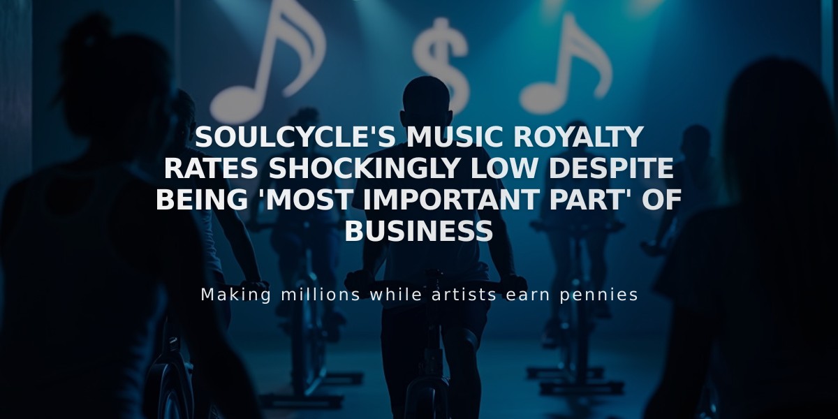 SoulCycle's Music Royalty Rates Shockingly Low Despite Being 'Most Important Part' of Business