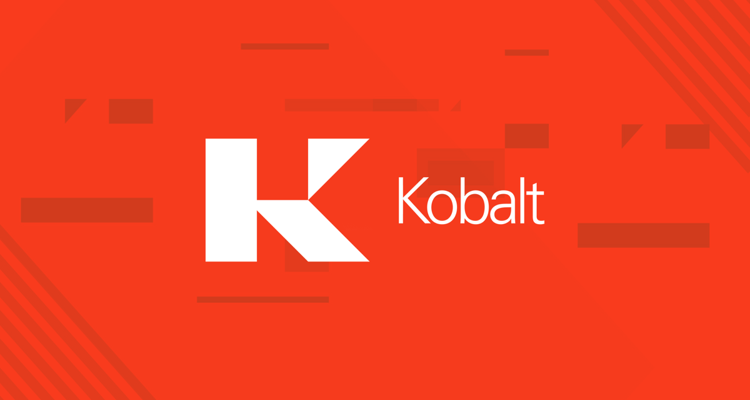 Kobalt logo on orange