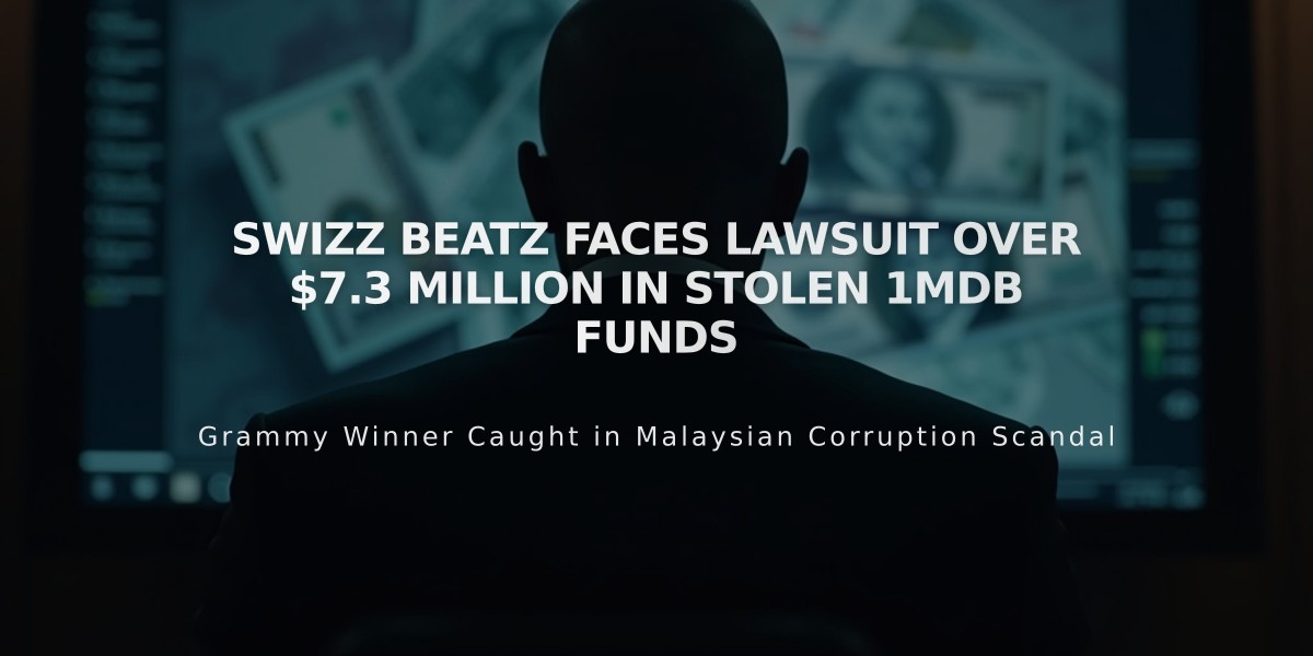 Swizz Beatz Faces Lawsuit Over $7.3 Million in Stolen 1MDB Funds