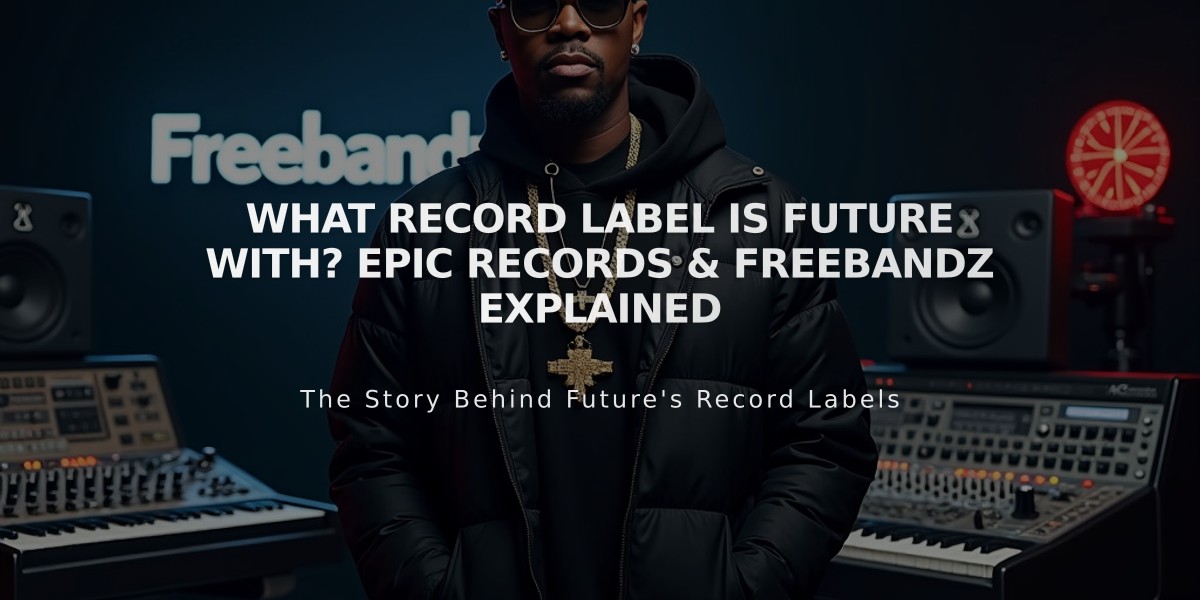 What Record Label Is Future With? Epic Records & Freebandz Explained