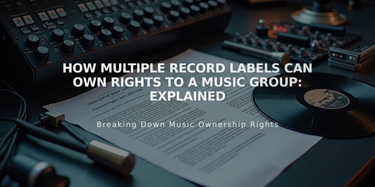 How Multiple Record Labels Can Own Rights to a Music Group: Explained