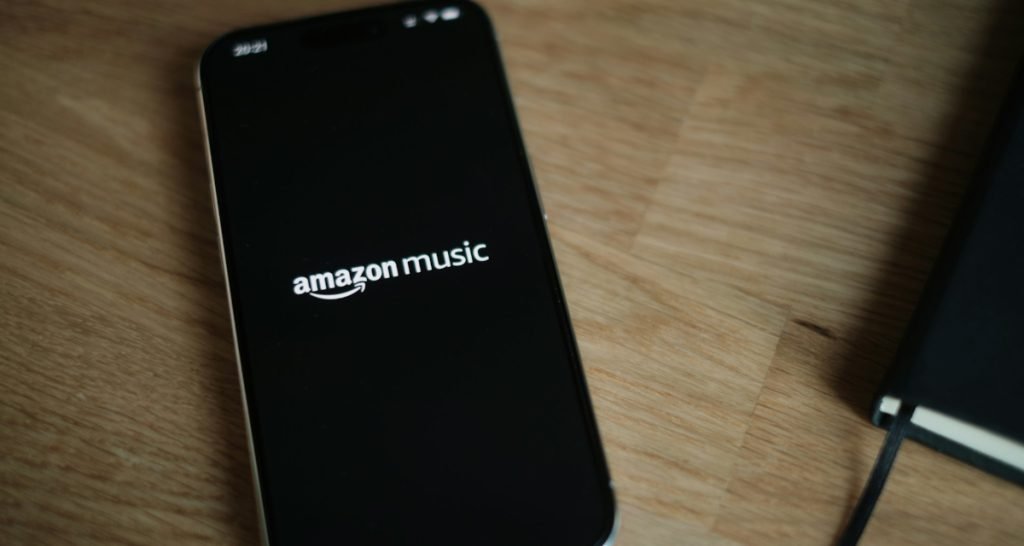 Amazon Music app showing artist interface