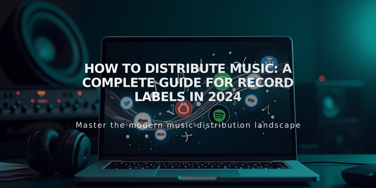 How to Distribute Music: A Complete Guide for Record Labels in 2024