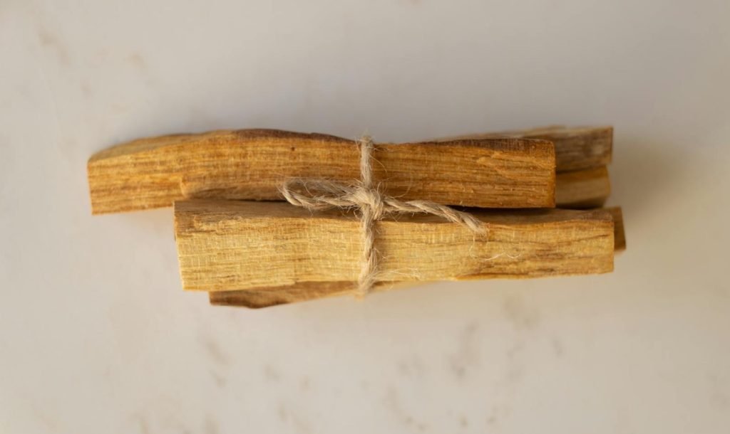 Bundle of tied wood sticks