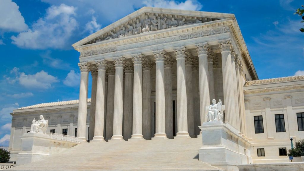 US Supreme Court building exterior