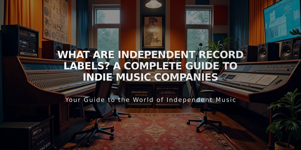 What Are Independent Record Labels? A Complete Guide to Indie Music Companies