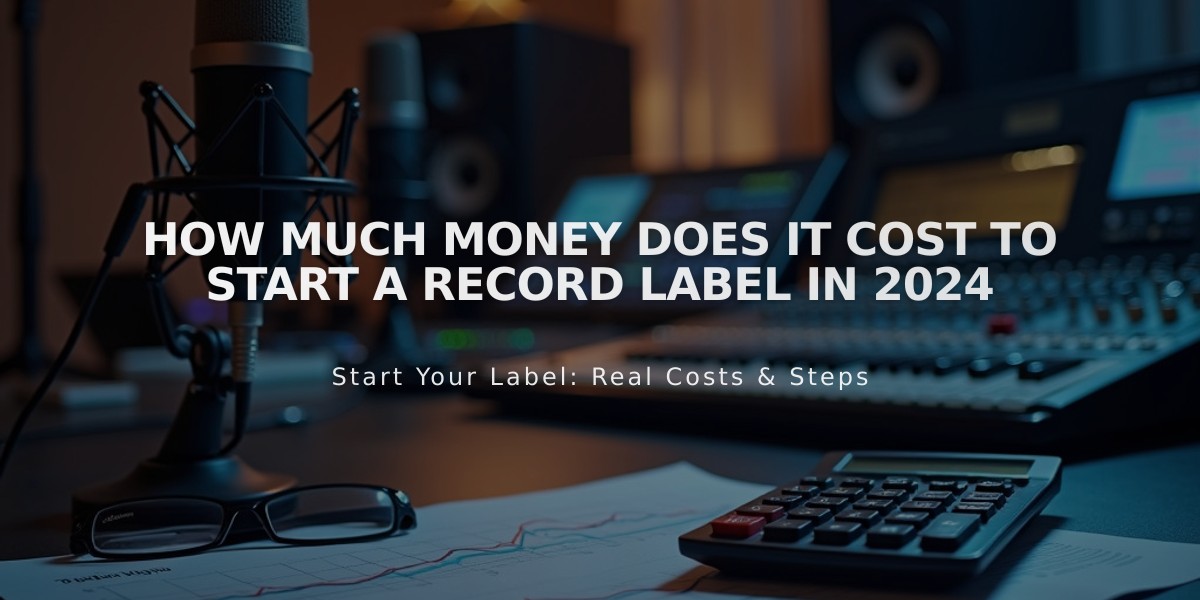 How Much Money Does It Cost to Start a Record Label in 2024