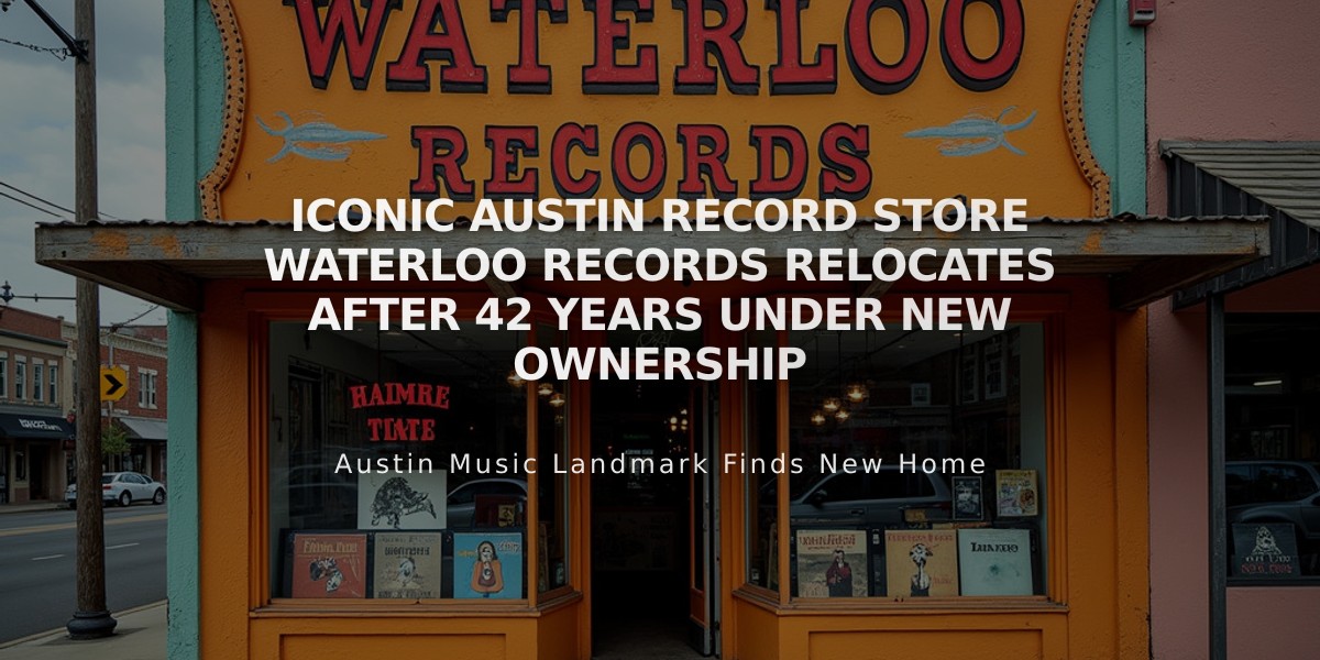 Iconic Austin Record Store Waterloo Records Relocates After 42 Years Under New Ownership