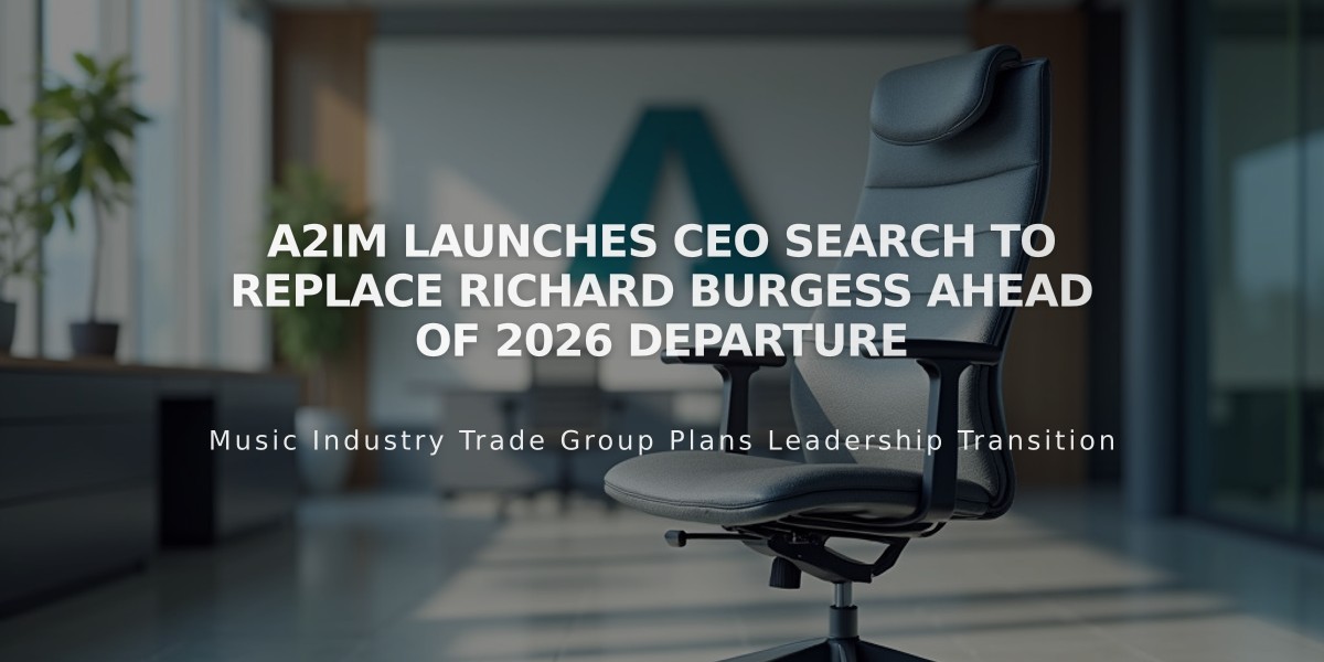 A2IM Launches CEO Search to Replace Richard Burgess Ahead of 2026 Departure