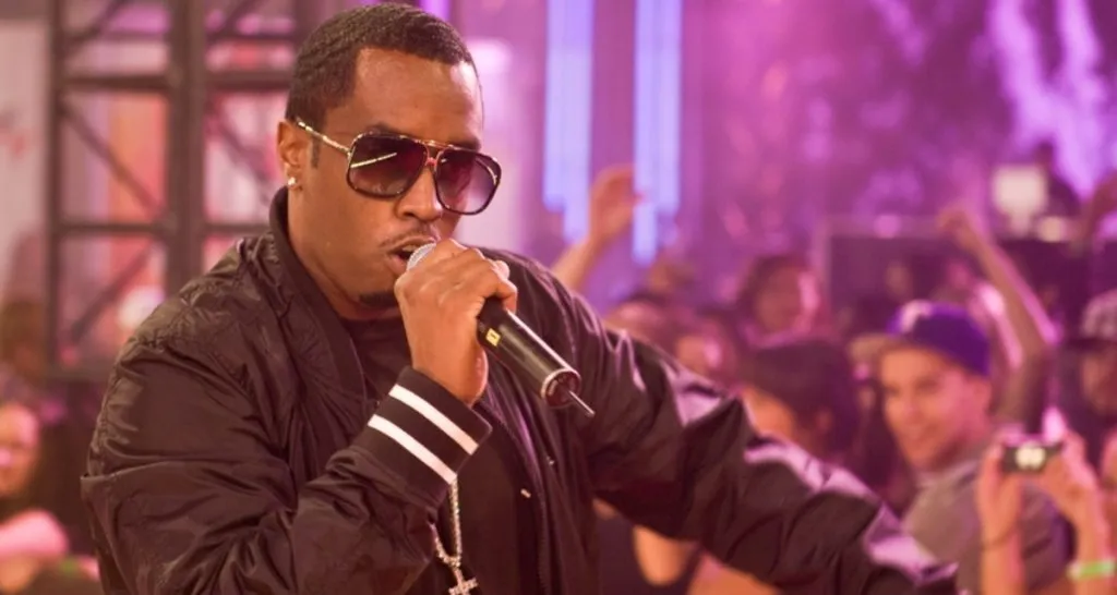 Diddy performing live on stage