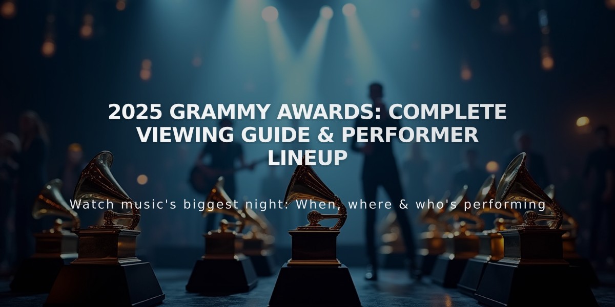 2025 Grammy Awards: Complete Viewing Guide & Performer Lineup