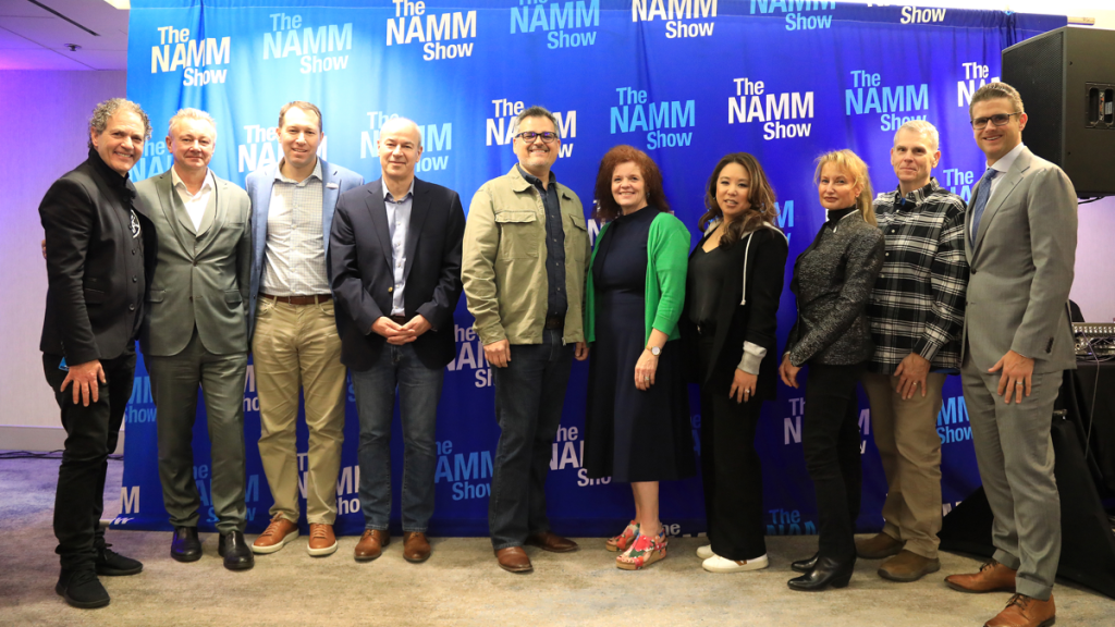 NAMM 2025 board members group photo