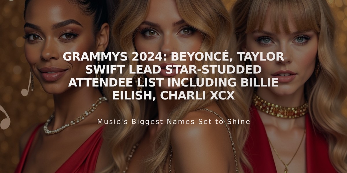 Grammys 2024: Beyoncé, Taylor Swift Lead Star-Studded Attendee List Including Billie Eilish, Charli XCX