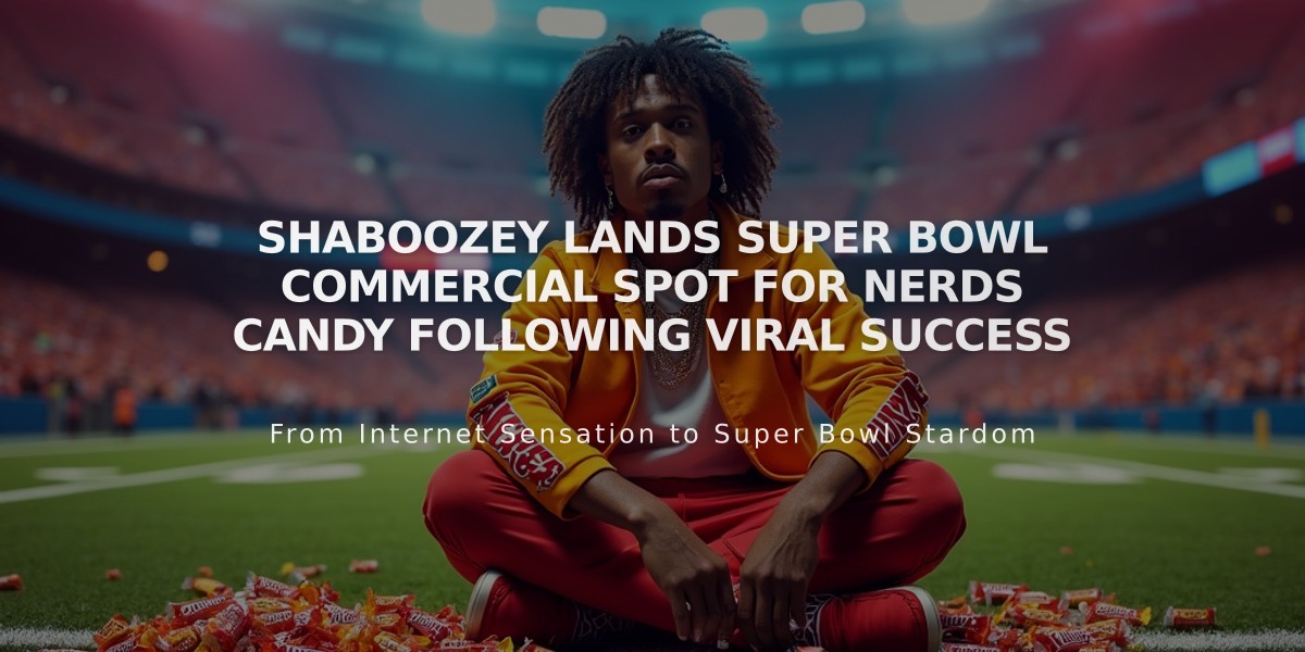 Shaboozey Lands Super Bowl Commercial Spot for Nerds Candy Following Viral Success