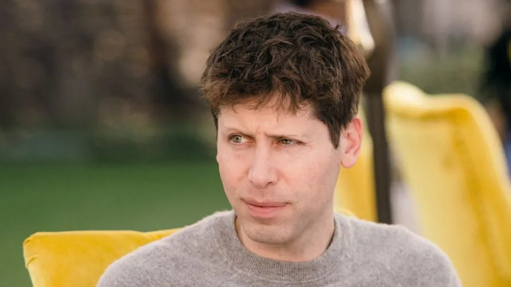 Sam Altman frowning